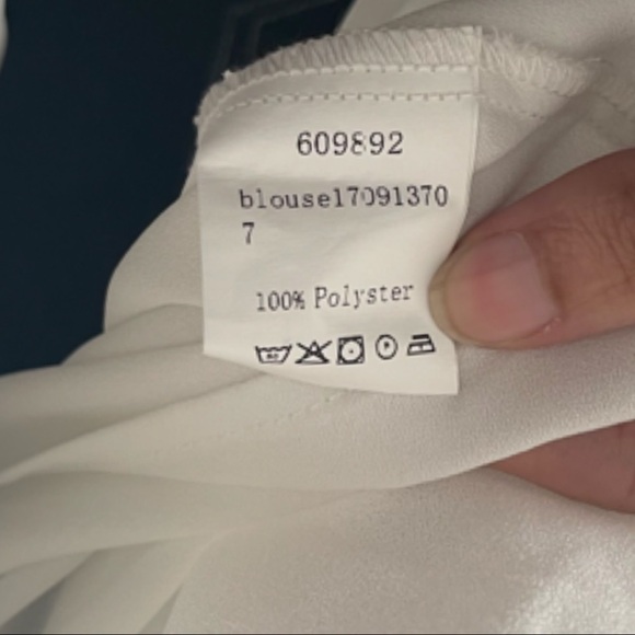 Long Sleeves White Blouse - Picture 14 of 17